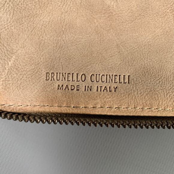 BRUNELLO CUCINELLI Taupe Leather iPad Case Leather Goods - Picture 7 of 7